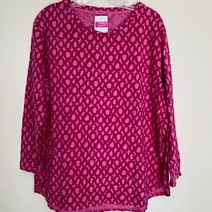 Fresh Produce Jackie O Catalina Top - Nomad Pink! 1X